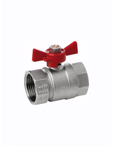Ball valve, butterfly handle /F-F/ 7752 - 1
