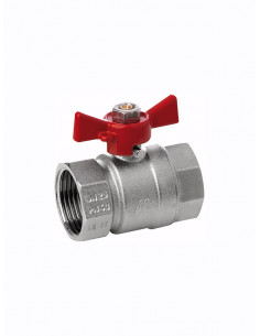 Ball valve, butterfly handle F-F 7752 - 1