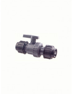 Ball valve PVC DN25, 335GG - 1