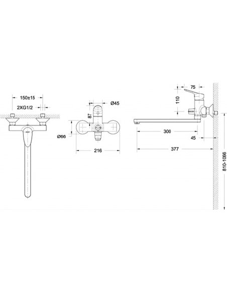 Bravat Universal Faucet Drop F64898C-L - 3