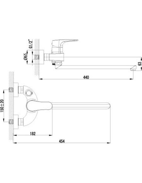 Lemark Universal Faucet Shift LM4317C - 2