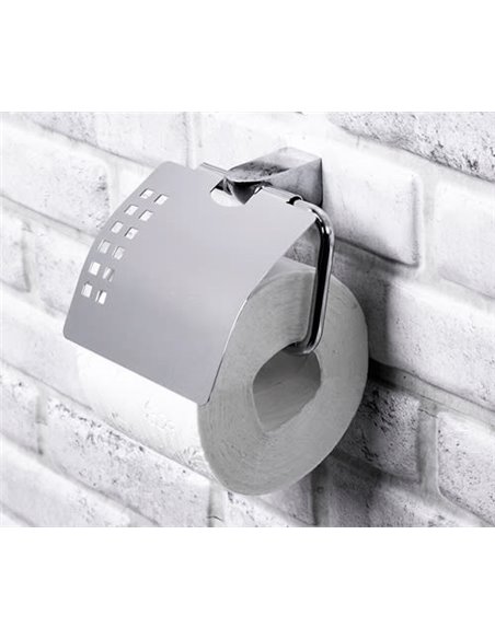 Держатель туалетной бумаги Wasserkraft Kammel K-8325 с крышкой - 2