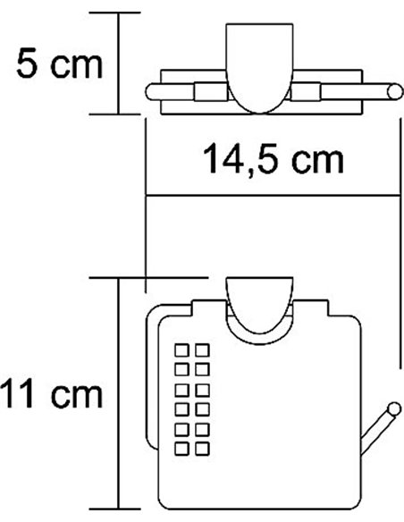 Wasserkraft Toilet Paper Holder Kammel K-8325 - 3
