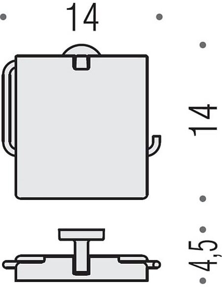 Colombo Design tualetes papīra turētājs Nordic B5291 - 3
