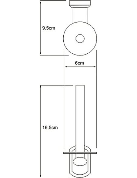 Wasserkraft Toilet Paper Holder Oder K-3097 - 4