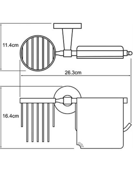 Wasserkraft Toilet Paper Holder Isen K-4059 - 4