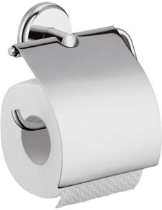 Держатель туалетной бумаги Hansgrohe Logis Classic 41623000 с крышкой - 1