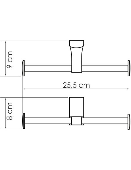 Wasserkraft Toilet Paper Holder Leine K-5096D - 2
