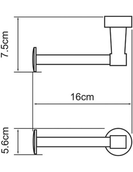 Wasserkraft Toilet Paper Holder Isen K-4096 - 4