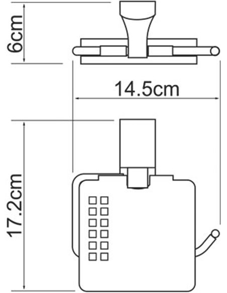Wasserkraft Toilet Paper Holder Leine White K-5025White - 4
