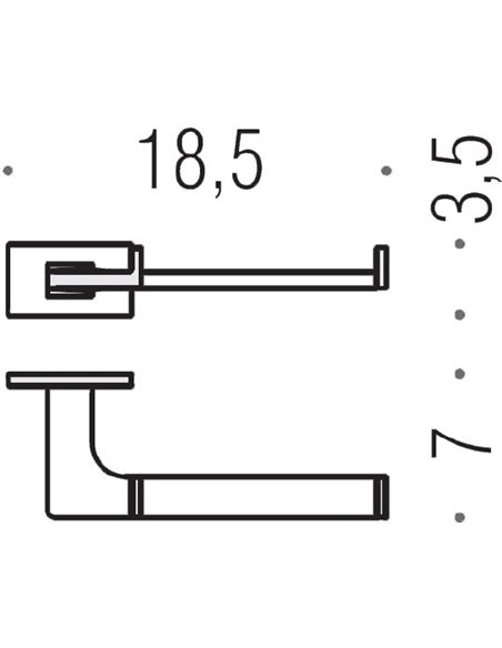 Colombo Design Toilet Paper Holder Look B1608.BM - 4