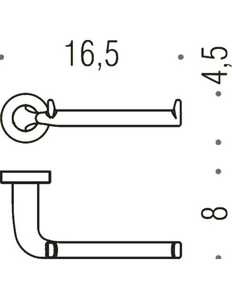 Colombo Design Toilet Paper Holder Basic В2708 - 2