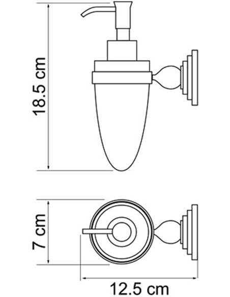 Дозатор Wasserkraft Ammer K-7099 - 3