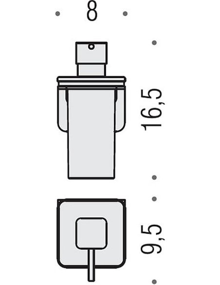 Colombo Design Dispenser Over B9328.satin - 3