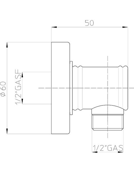 Шланговое подключение Bossini V00224 ORO - 4