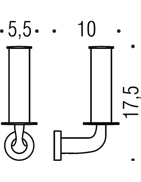 Colombo Design Spare Roll Holder Basic В2790 - 2