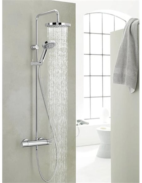 Душевая стойка Kludi Zenta dual shower system 6609505-00 - 5