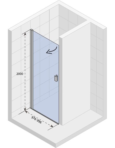 Riho dušas durvis Nautic N101 GGB0605801 - 6