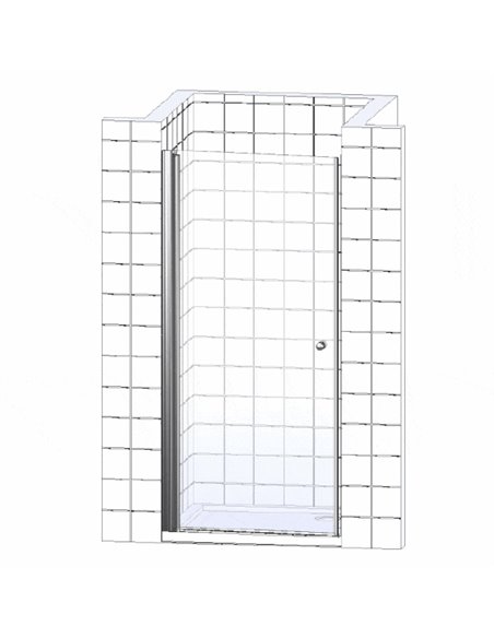 Душевая дверь в нишу Riho Scandic Soft Q101 90 см, R - 3