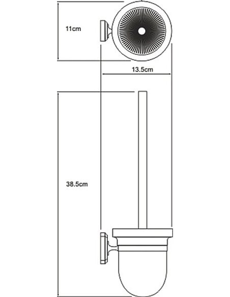 Wasserkraft Toilet Brush Oder K-3027 - 4