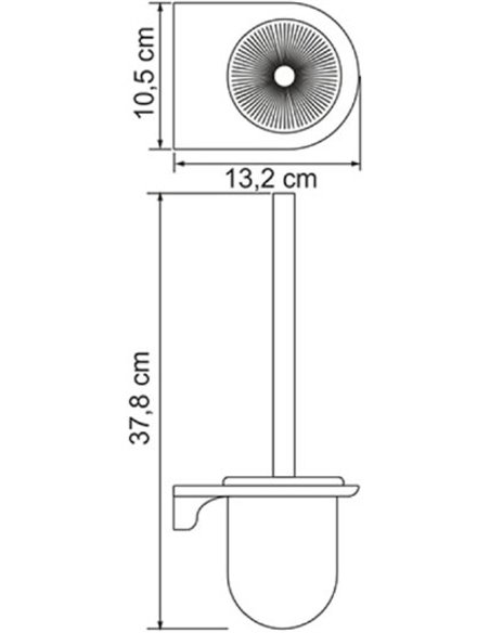 Wasserkraft Toilet Brush Kammel K-8327white - 3