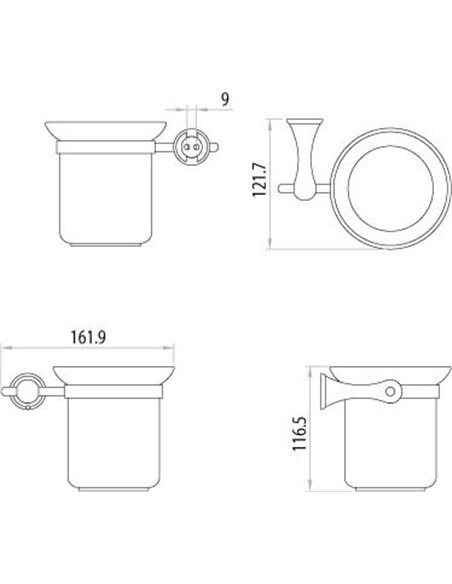 Lemark Toilet Brush Standard LM2140C - 2