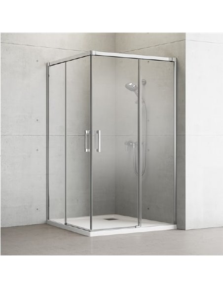 Radaway Corner Shower Enclosure Idea KDD 100x110 R - 1