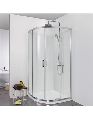 Bravat Corner Shower Enclosure Line 90x90x200 - 1