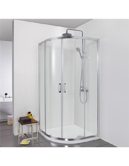 Bravat Corner Shower Enclosure Line 90x90x200 - 1