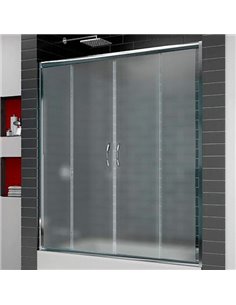 Шторка на ванну RGW Screens SC-61 1500х1500 профиль хром, стекло матовое - 1