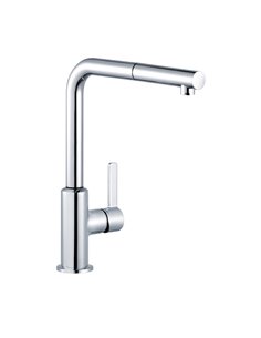 KLUDI L-INE single-lever sink mixer 408510575 DN 15, with pull-out shower - 1