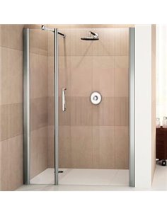 Novellini Shower Door Giada G+F in line GIADNGF120D-1K - 1