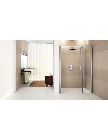 Novellini Shower Door Giada G+F in line GIADNGF120S-1K - 2