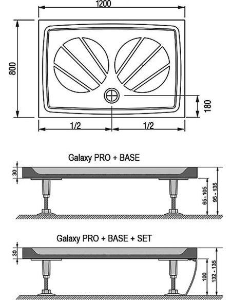 Ravak Shower Tray Gigant Pro 120x80 - 4