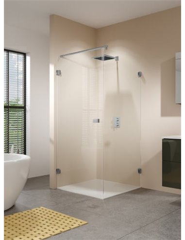 Riho Corner Shower Enclosure Scandic Soft Q201 100x100 см, L - 1