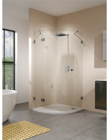 Riho Corner Shower Enclosure Scandic Soft Q308 100x100 см, L - 1