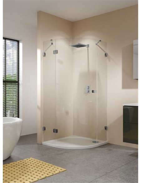 Riho dušas stūris Scandic Soft Q308 100x100 см, L - 1