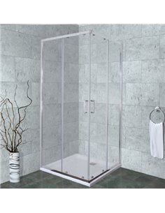 Timo Corner Shower Enclosure Altti ALTTI-611 Clean Glass - 1