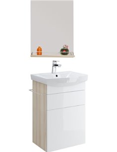 Мебель для ванной Cersanit Smart 50 ясень, белый - 1