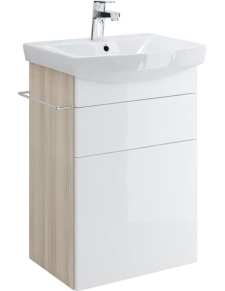 Мебель для ванной Cersanit Smart 50 ясень, белый - 2