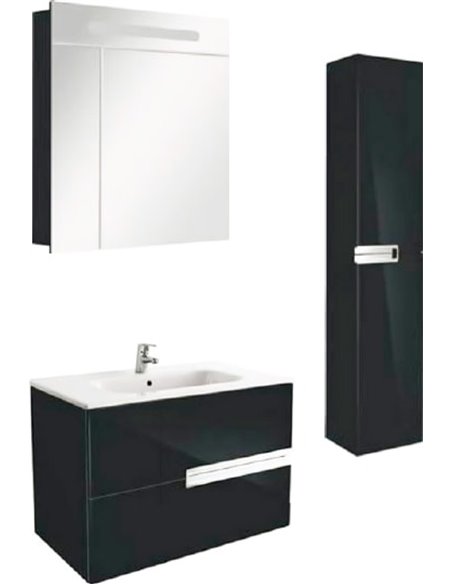 Мебель для ванной Roca Victoria Nord Black Edition 80 черная - 6
