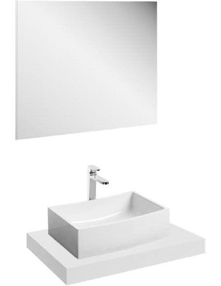 Мебель для ванной Ravak столешница I 80 белая - 3