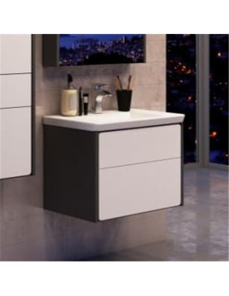Мебель для ванной Roca Ronda 60 белый глянец, антрацит - 3