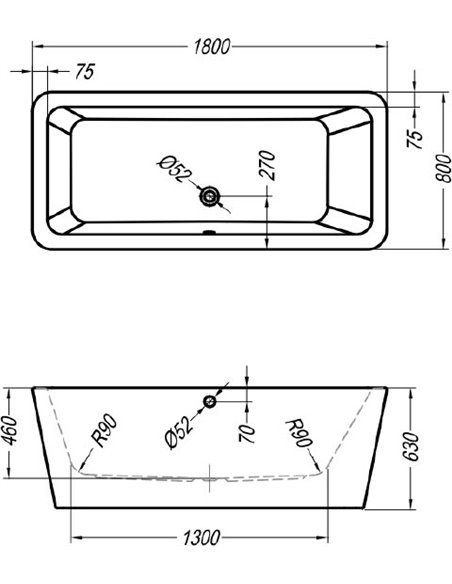 Акриловая ванна Kolpa San Eroica 180 - 3