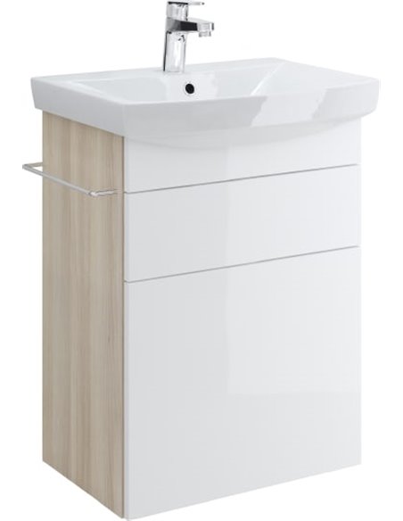 Мебель для ванной Cersanit Smart 55 ясень, белый - 2