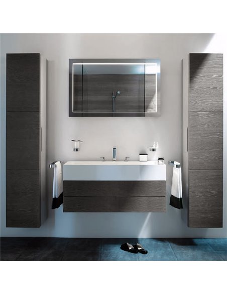 Мебель для ванной Keuco Edition 300 белая/шпон дуба 95 см - 1