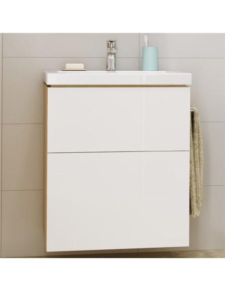 Мебель для ванной Cersanit Smart 80 ясень, белый - 4