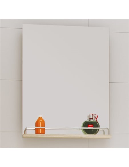 Мебель для ванной Cersanit Smart 80 ясень, белый - 6