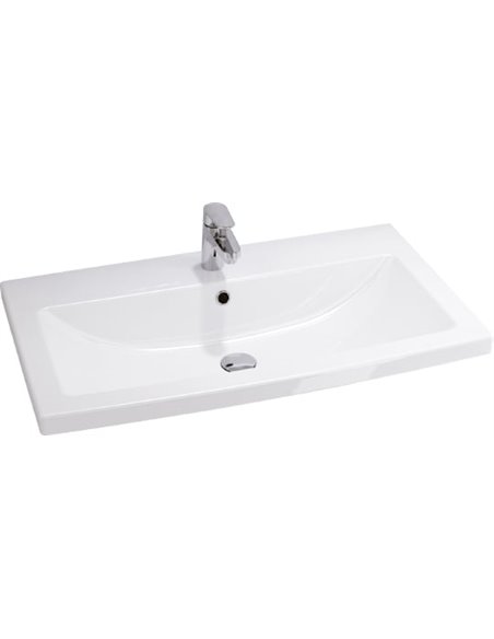 Мебель для ванной Cersanit Smart 80 ясень, белый - 8