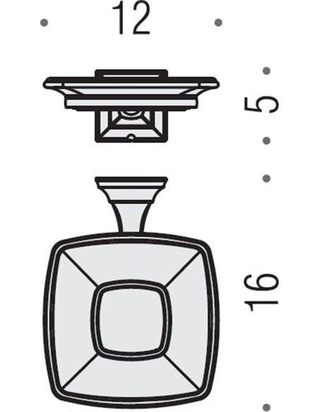 Colombo Design Soap Dish Portofino B3201.bronze - 2